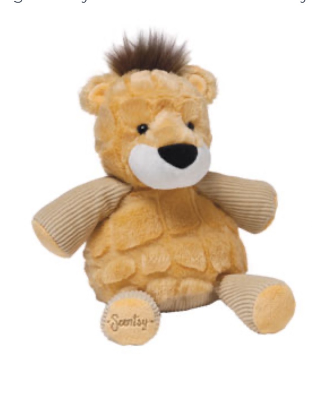 Baby Roarbert the Lion Retired Scentsy Buddy Plush Stuffed Animal NIB